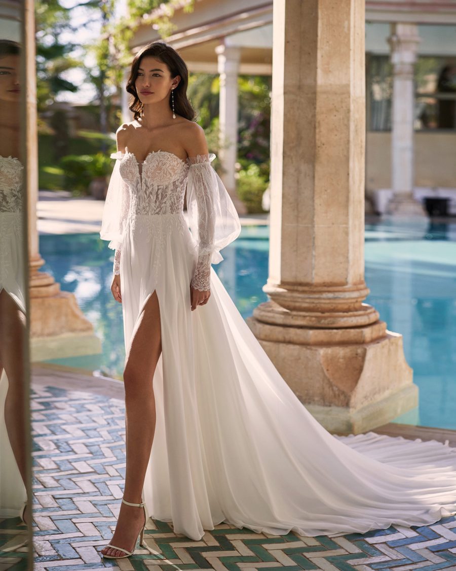 Suknia ślubna Angela  - Adriana Alier - kolor Oryginal - rozmiar 38 - Salon Le Mariage