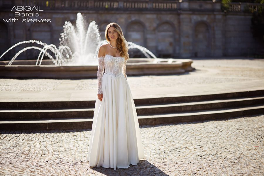 Suknia ślubna Batala  - Herms - kolor Ivory - rozmiar 38 - Salon Le Mariage