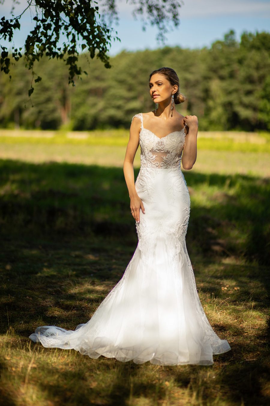 Suknia ślubna Malia  - Relevance - kolor Ivory/toffi - rozmiar 38 - Salon Le Mariage