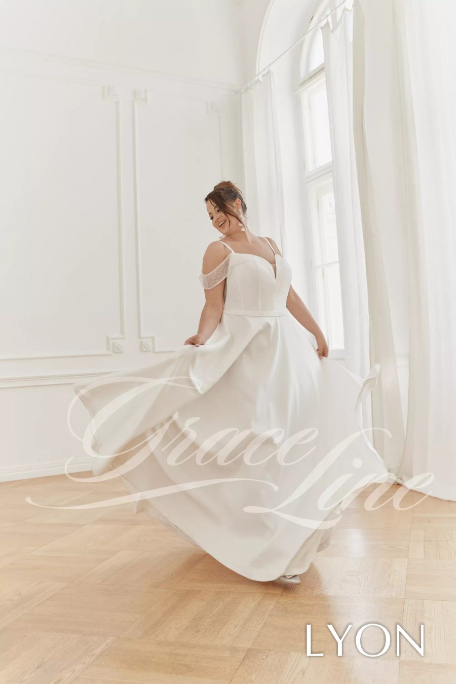 Suknia ślubna Lyon  - Duber - kolor Orginal - rozmiar 38 - Salon Le Mariage