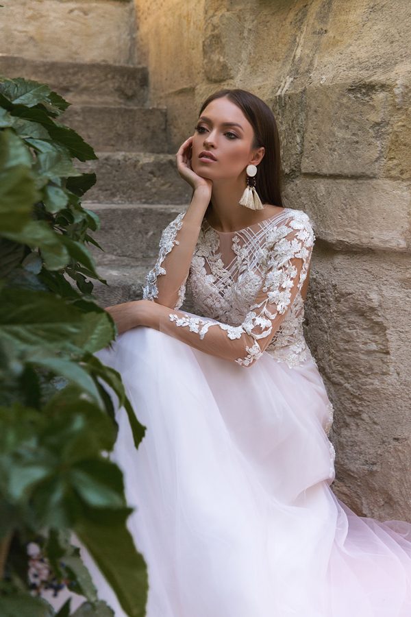 Suknia ślubna Valentine  - Eva Lendel - kolor Rozowa - rozmiar 38 - Salon Le Mariage