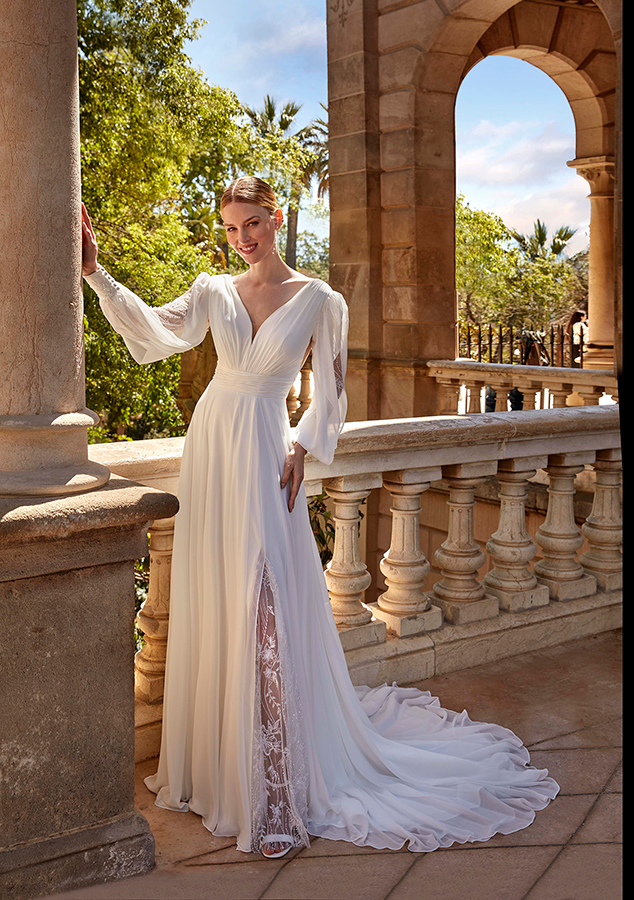 Suknia ślubna EB0158  - Ellebeline - kolor Ivory - rozmiar 36, 38 - Salon Le Mariage