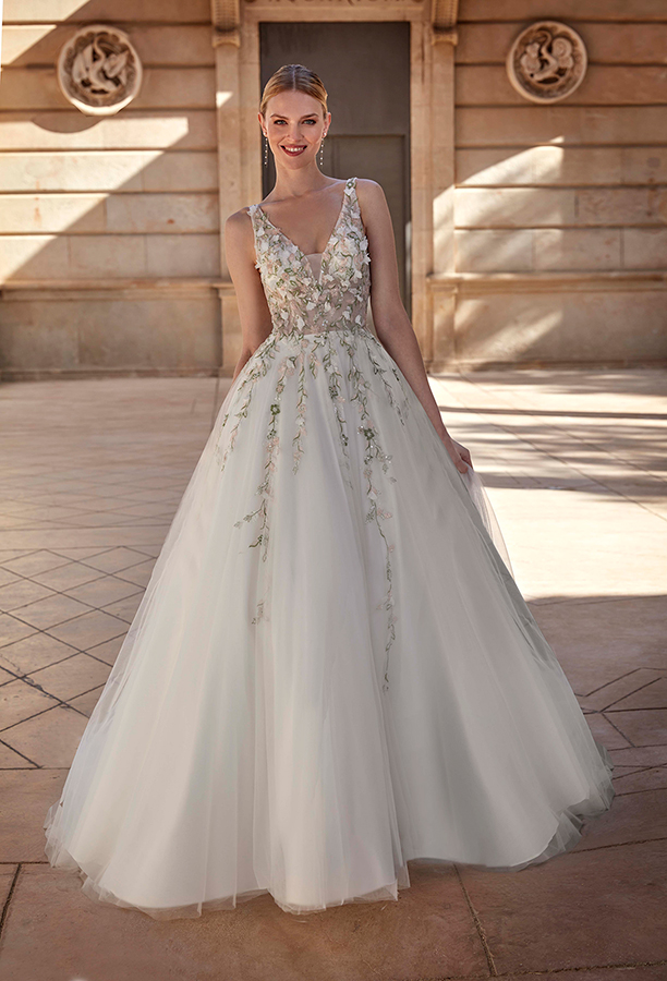 Suknia ślubna EB0170  - Ellebeline - kolor Ivory - rozmiar 36, 38 - Salon Le Mariage