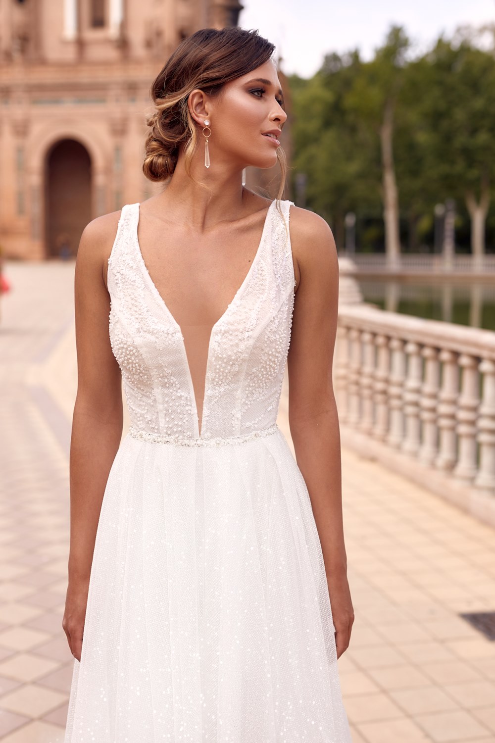 Suknia ślubna Palazzo  - Margarett - kolor Org - rozmiar 38 - Salon Le Mariage