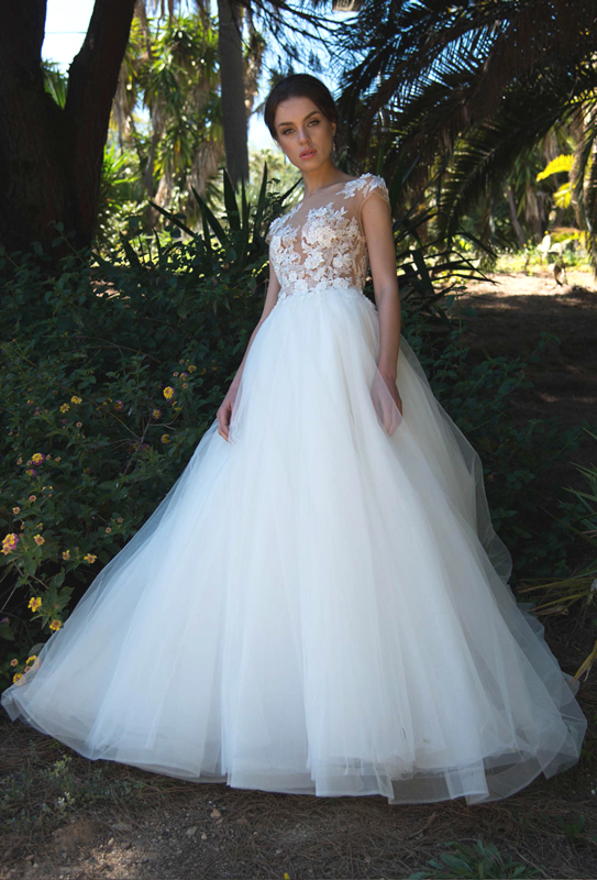 Suknia ślubna Nebraska  - Dominiss - kolor Ivory nude - rozmiar 38 - Salon Le Mariage