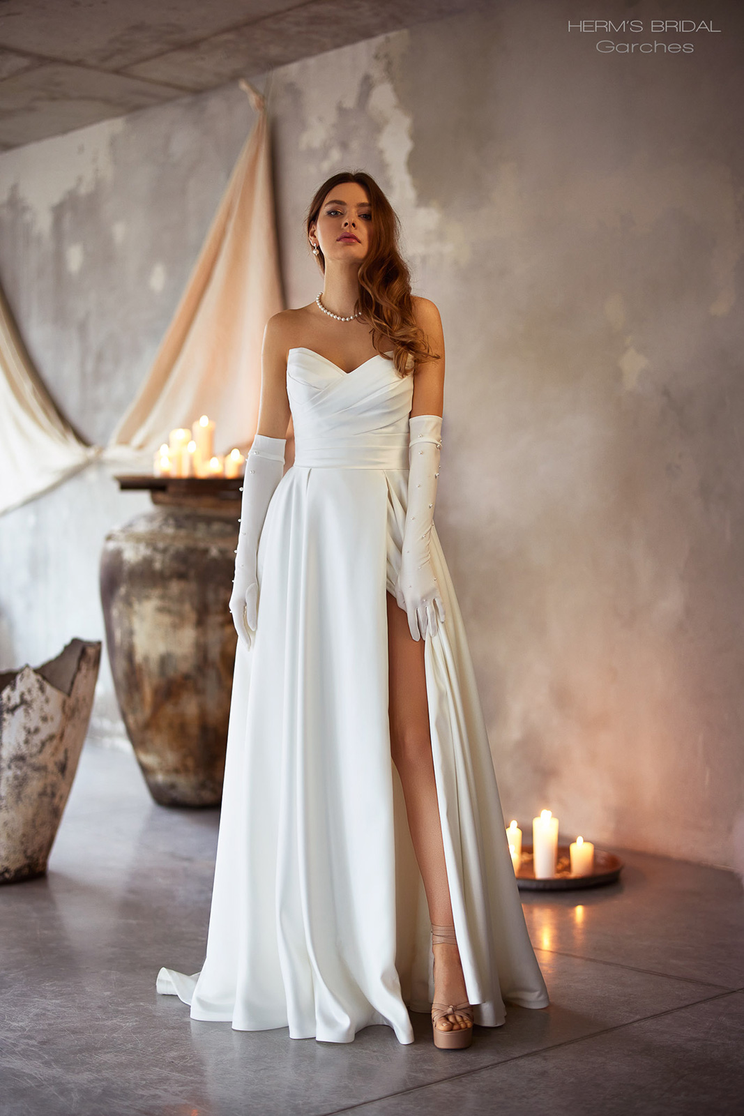 Suknia ślubna Garches  - Herms - kolor ivory - rozmiar 38 - Salon Le Mariage