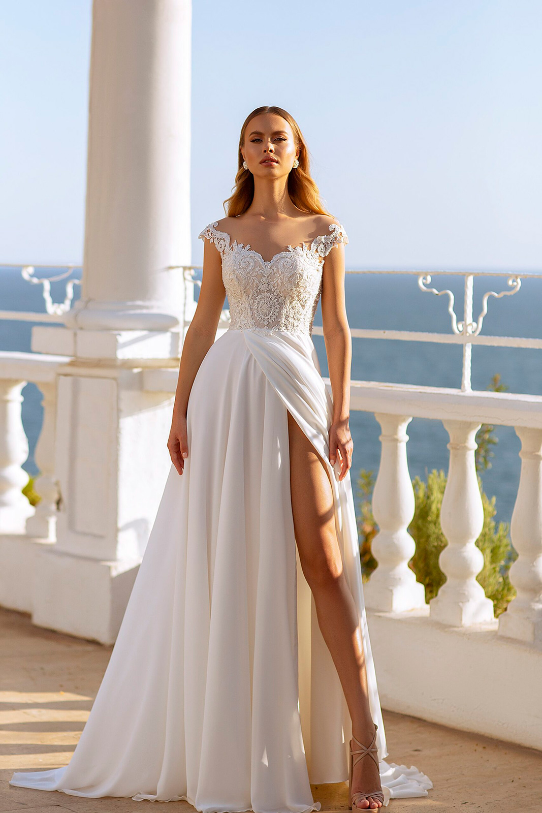 Suknia ślubna 708  - Lady Di - kolor Orgi - rozmiar 38 - Salon Le Mariage